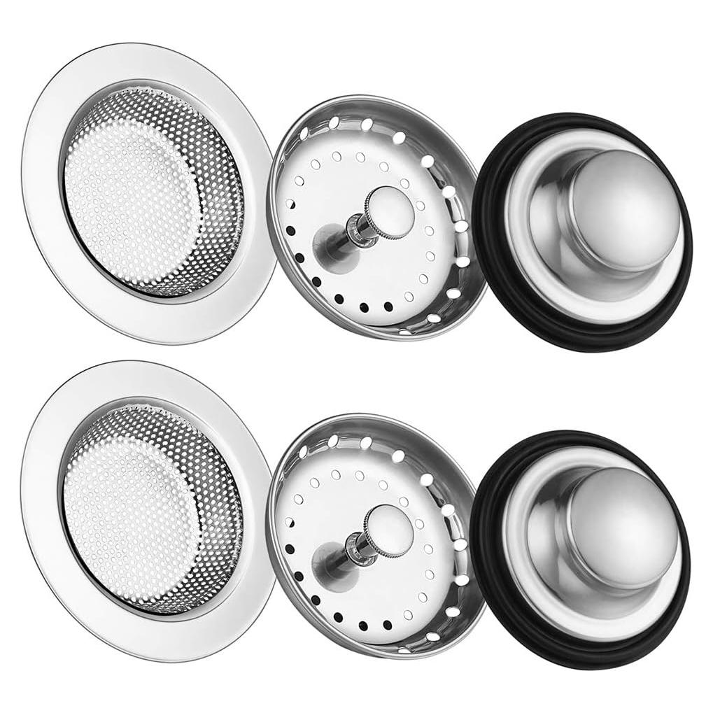 Colador de desagüe Carry360 6 Paquetes Acero Inoxidable