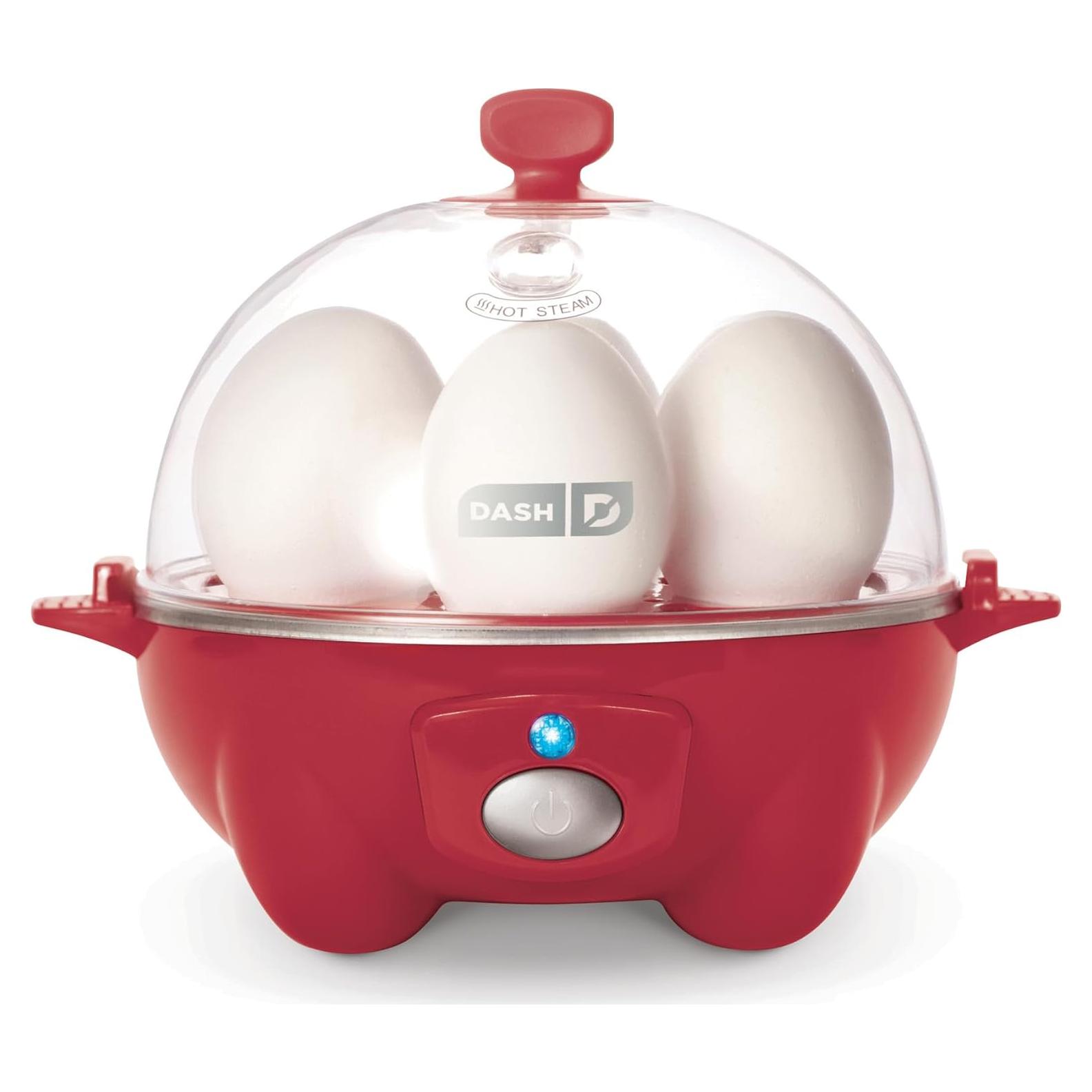 Cocedor de Huevos DASH Rapid 7 Huevos Eléctrico Rojo