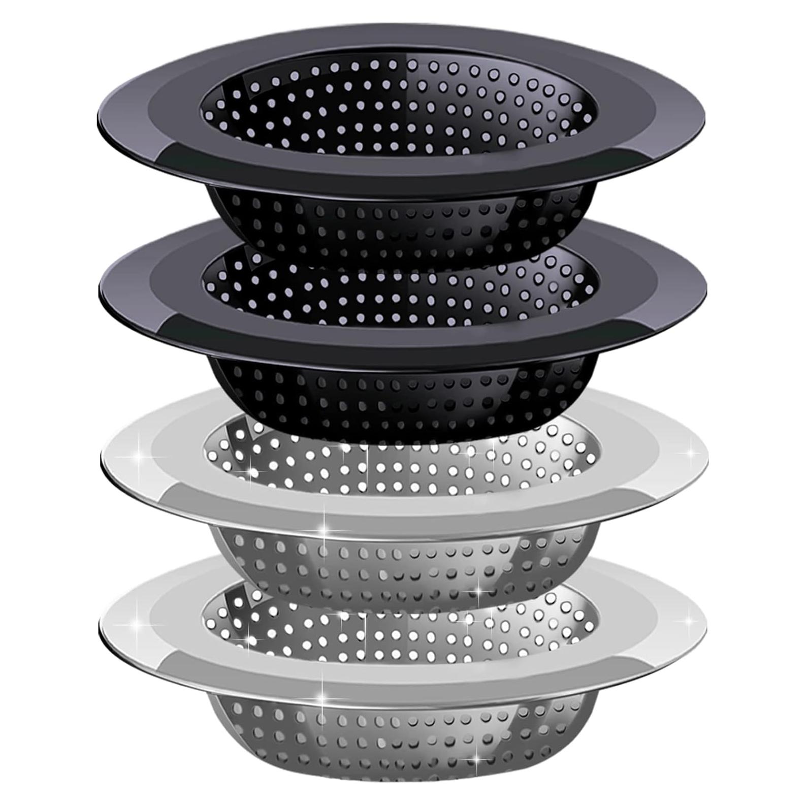 Colador de desagüe V-TOP acero inoxidable 4 piezas 11.43 cm