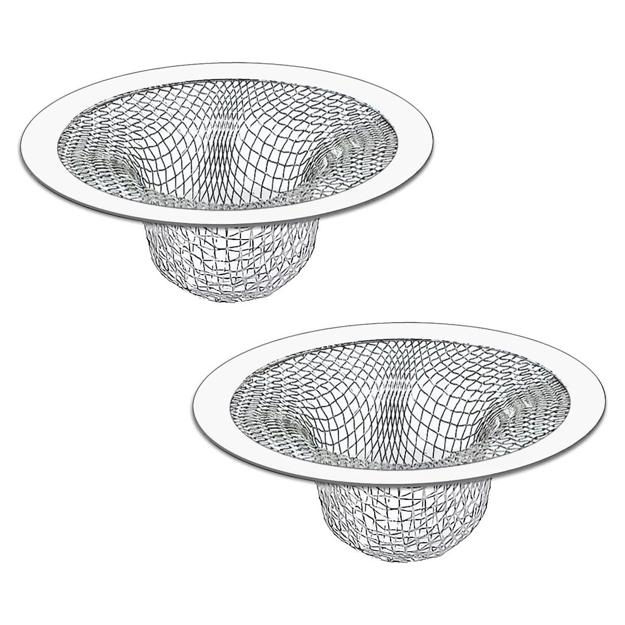 2 Filtros de Drenaje de Acero Inoxidable Seatery 6.99 cm