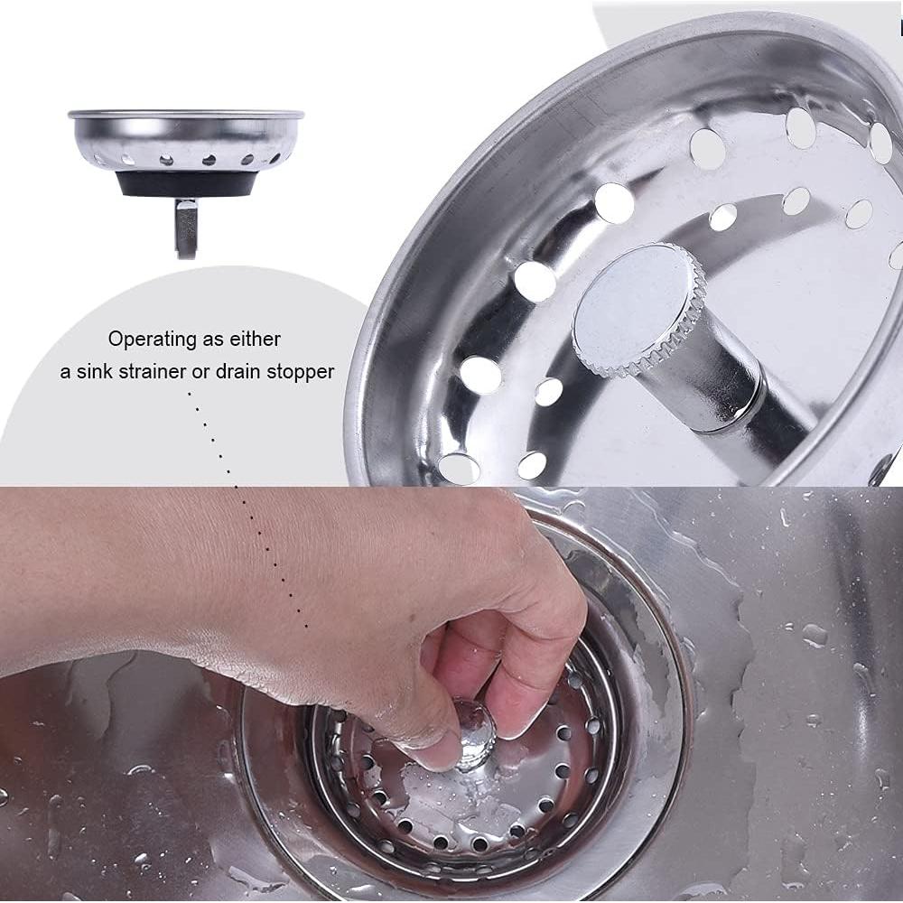 Colador de Cesta de Acero Inoxidable VARNAHOME 8,89 cm