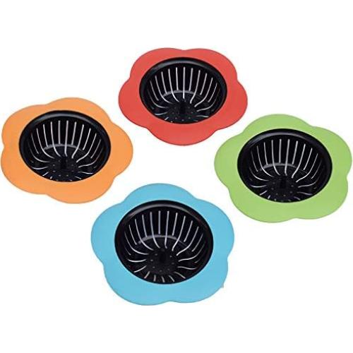 Colador de Fregadero de Silicona Tmflove 2 Piezas Rojo