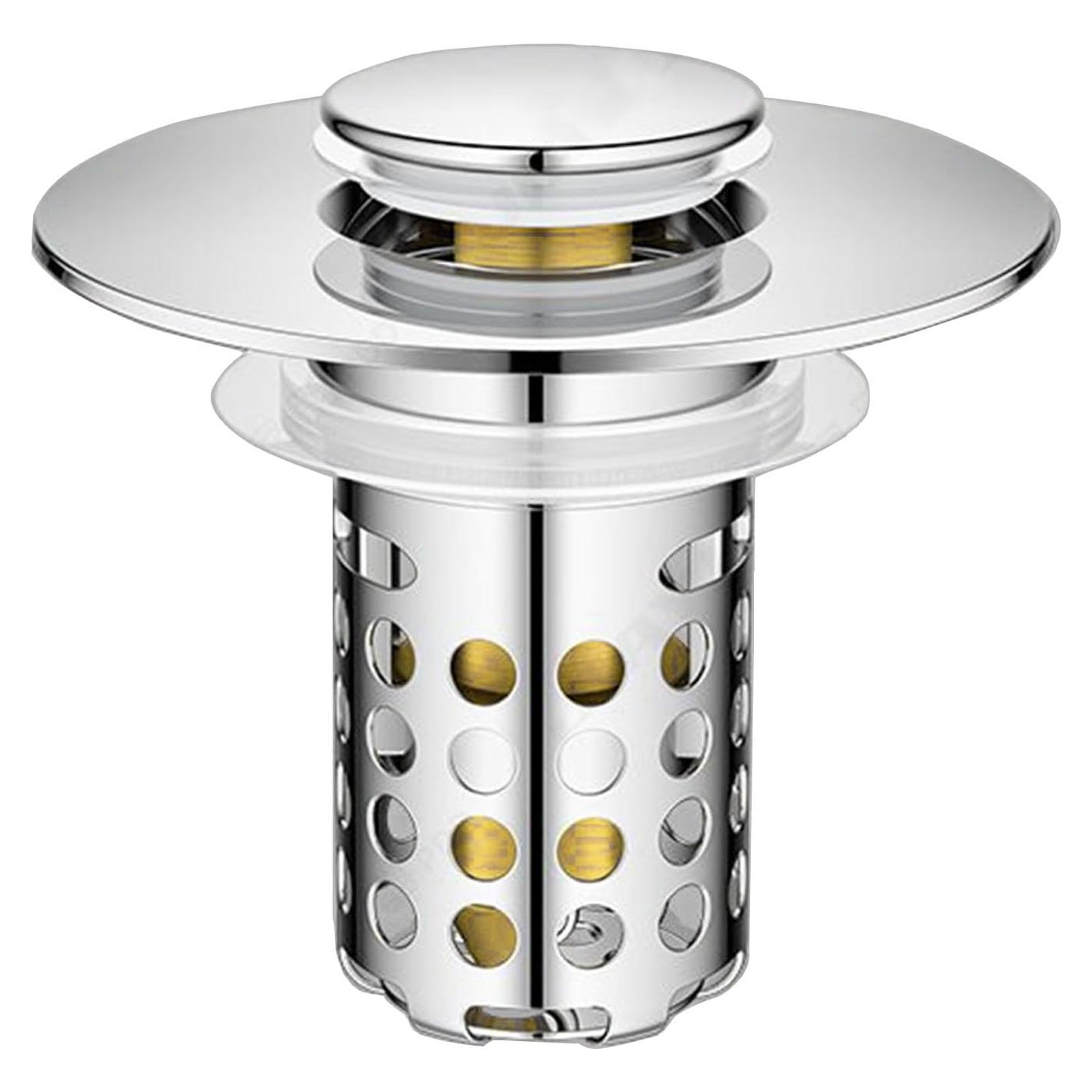 Colador de desagüe lavabo NADTLSS acero inoxidable 5 cm