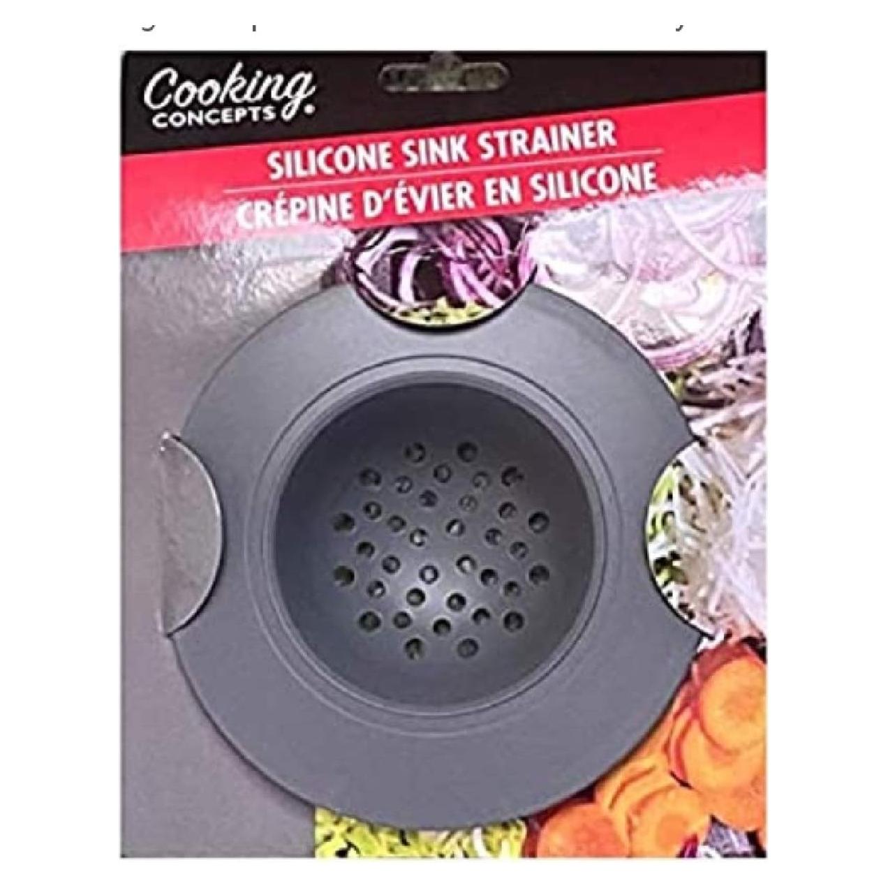 Coladores de Silicona Cooking Concepts - Paquete de 2 Gris