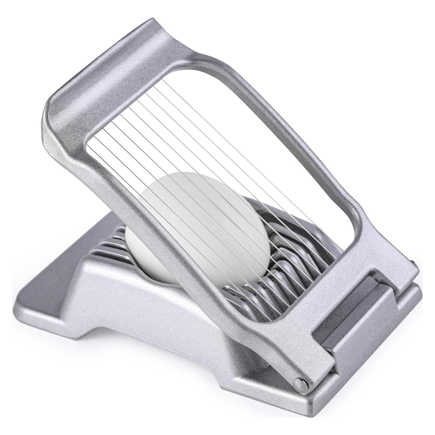 Cortador de Huevos Yuzxaun de Acero Inoxidable 8.89 cm