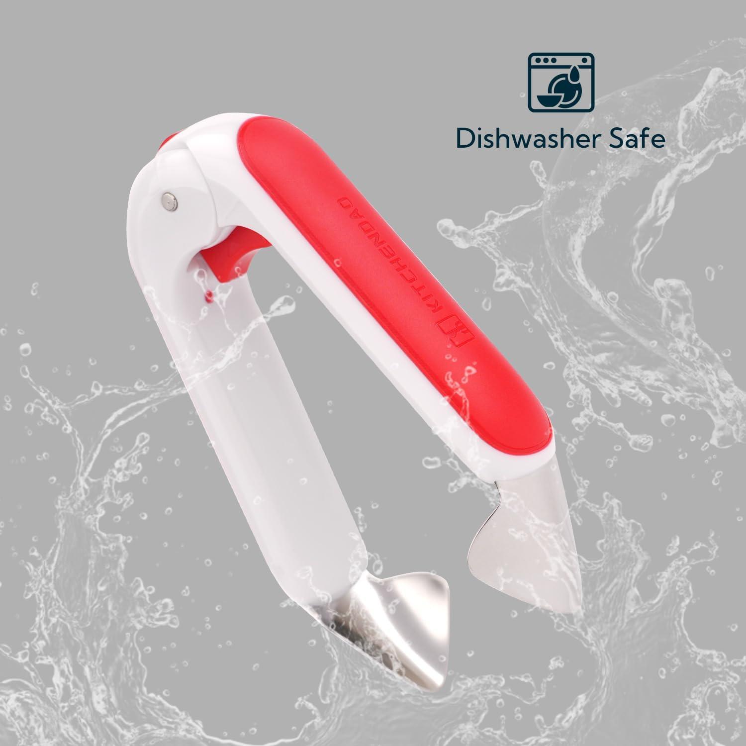 Descorazonador de Fresas KITCHENDAO con Mango Antideslizante