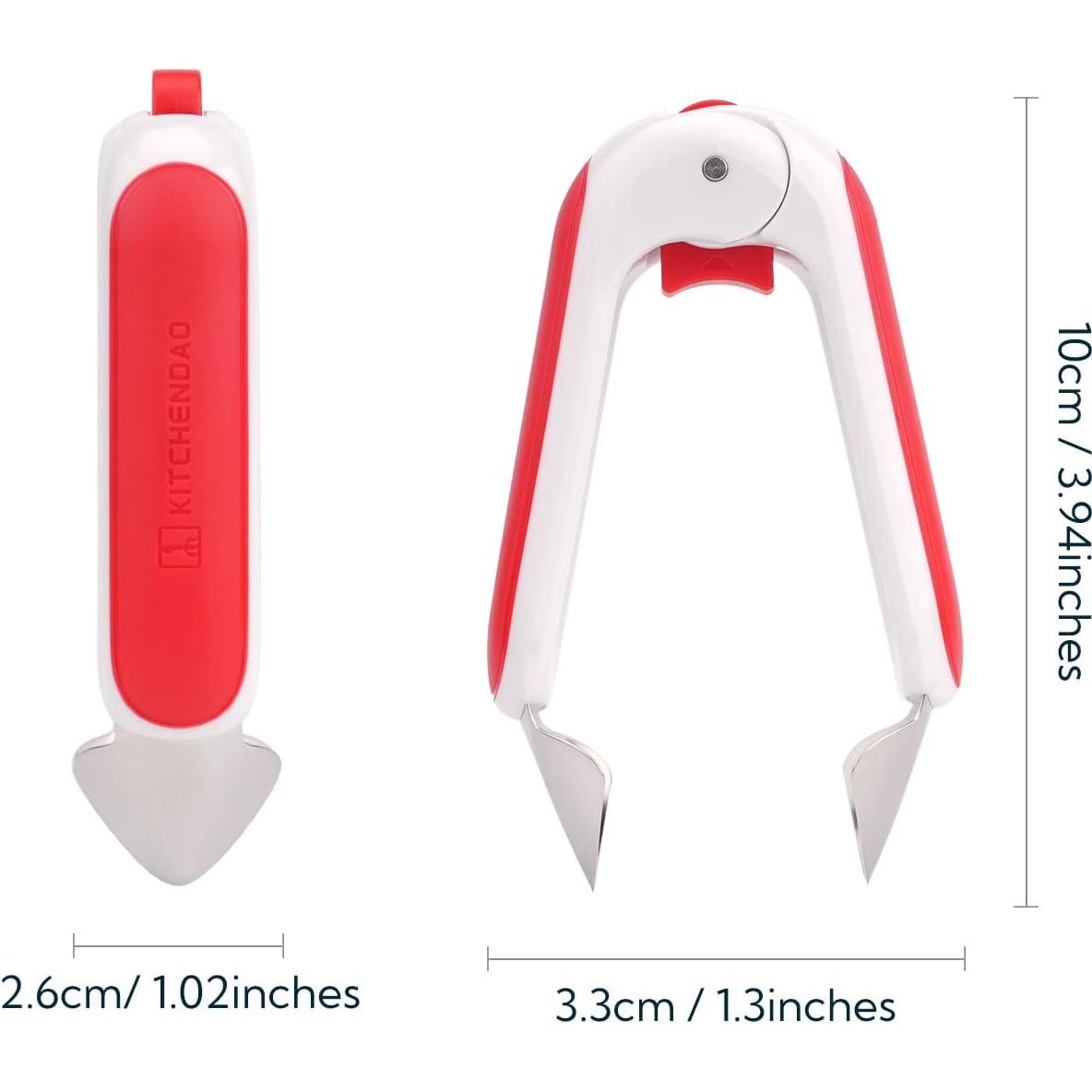 Descorazonador de Fresas KITCHENDAO con Mango Antideslizante