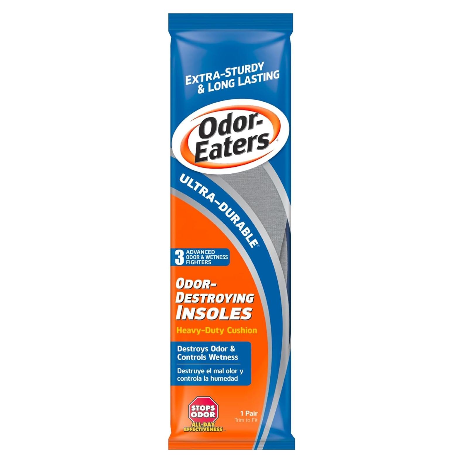Plantillas Odor-Eaters Ultra Duraderas 1 Par Desodorante