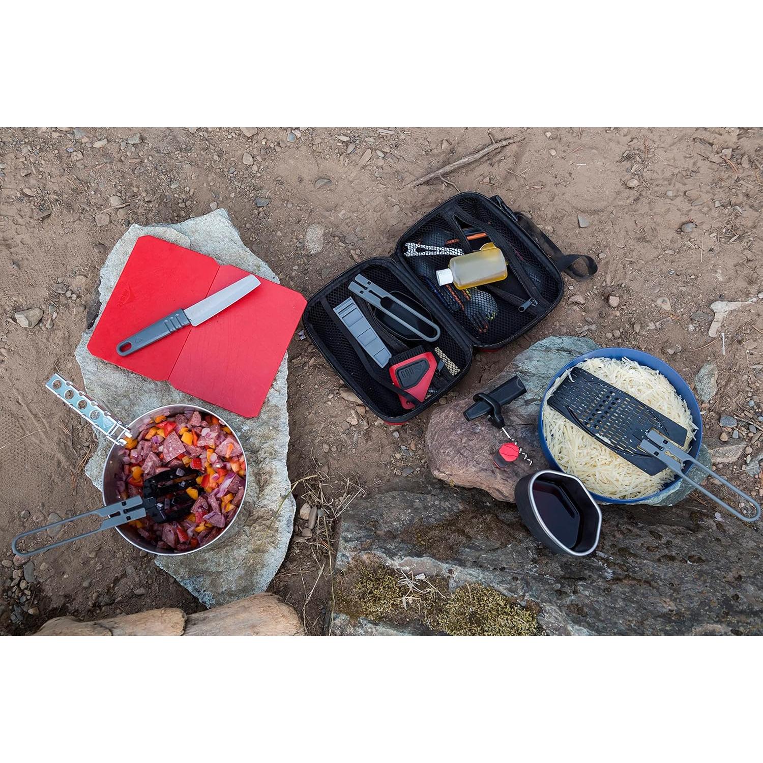 Cepillo de Platos Alpine MSR Rojo con Raspador 20g