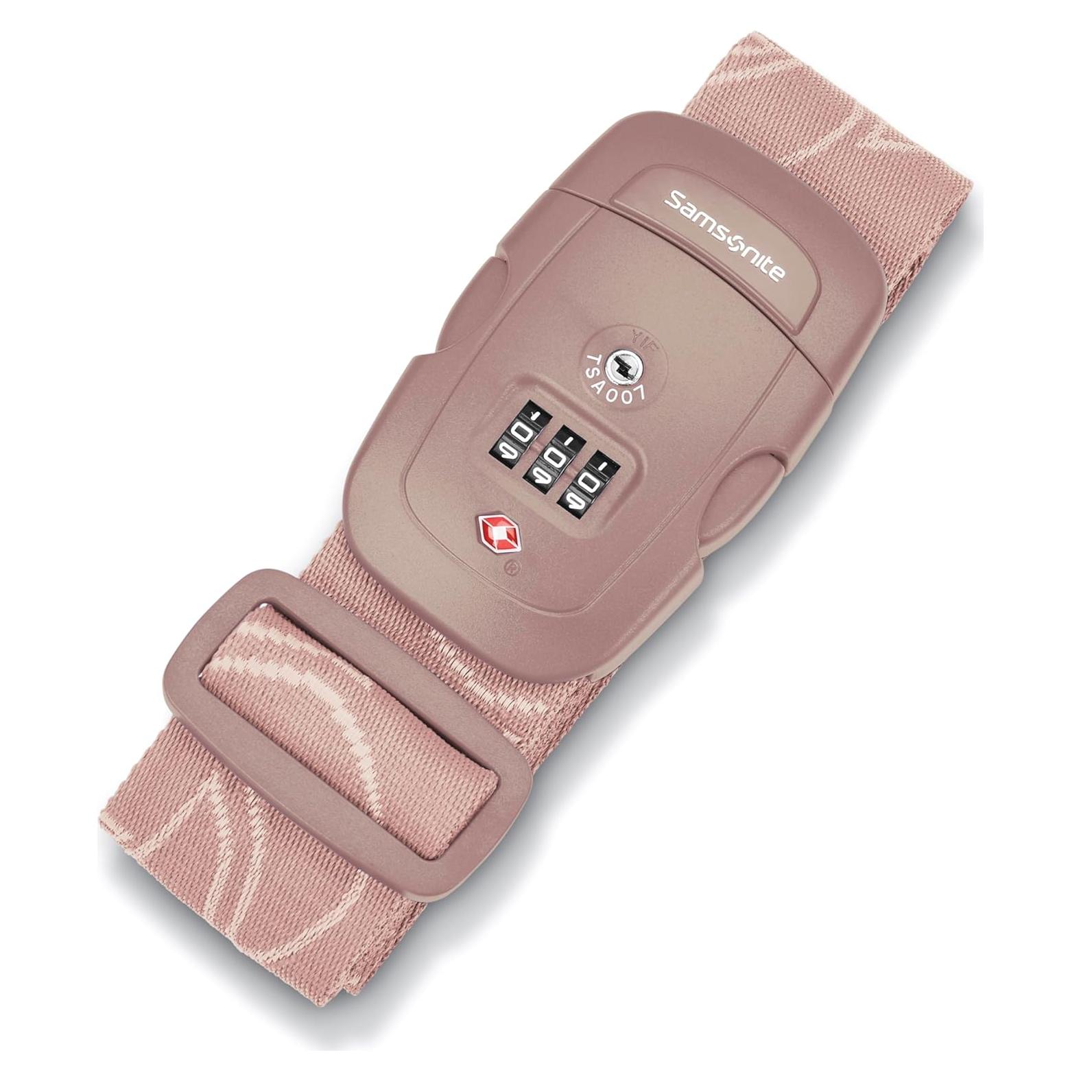 Candado de Combinación Samsonite 3 Dígitos Rosa Polvoriento