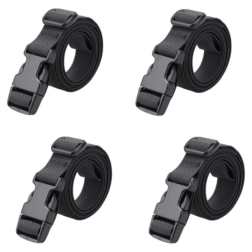 Correa de Empaque Ajustable MAGARROW 198x2.5cm 4PCS Negro