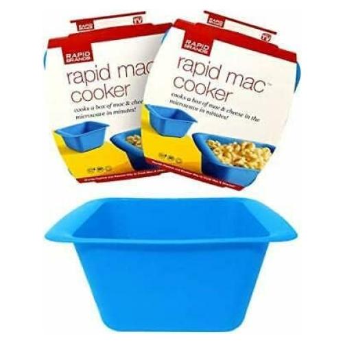 Rapid Mac Cooker Azul - Cocina Macarrones con Queso en 5 Min