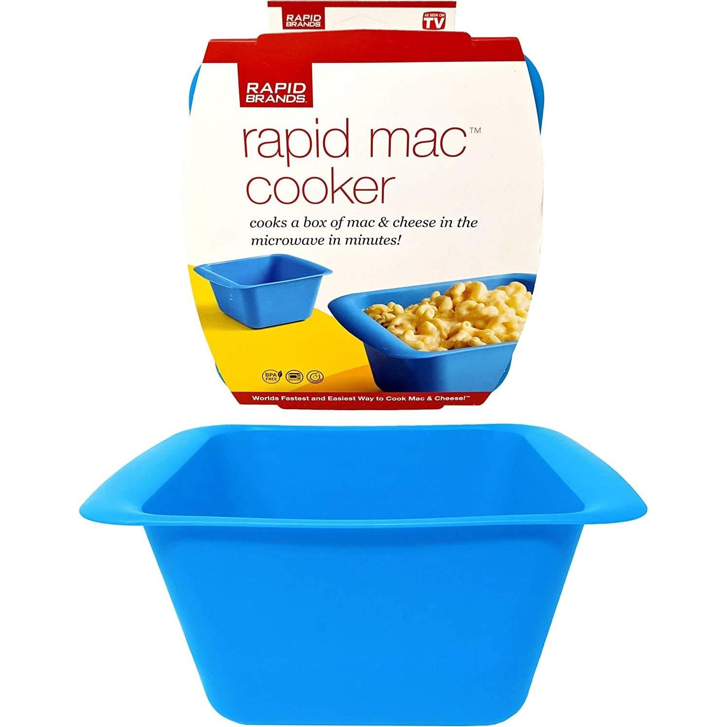 Rapid Mac Cooker Azul - Cocina Macarrones con Queso en 5 Min