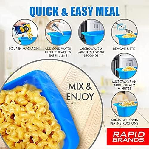 Rapid Mac Cooker Azul - Cocina Macarrones con Queso en 5 Min