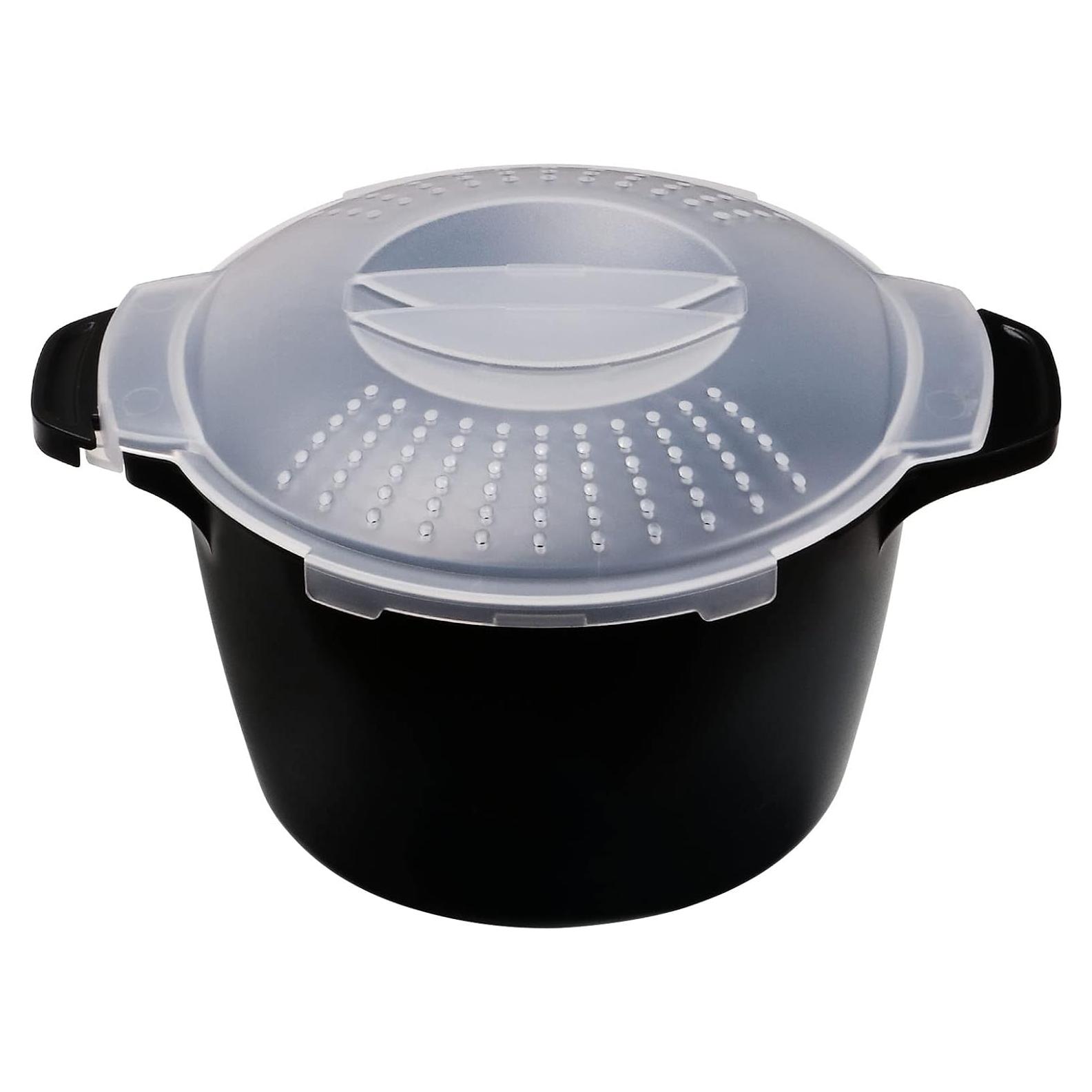 Cacerola Microondas 2 Cuartos ReneeChef - Vaporera BPA Libre