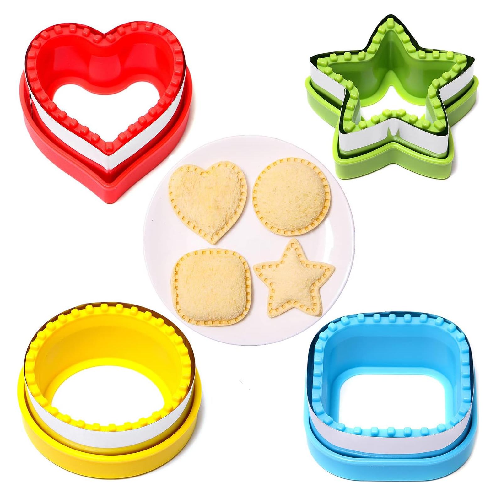 Cortador y Sellador de Sándwich BakingWorld Set 4 Piezas