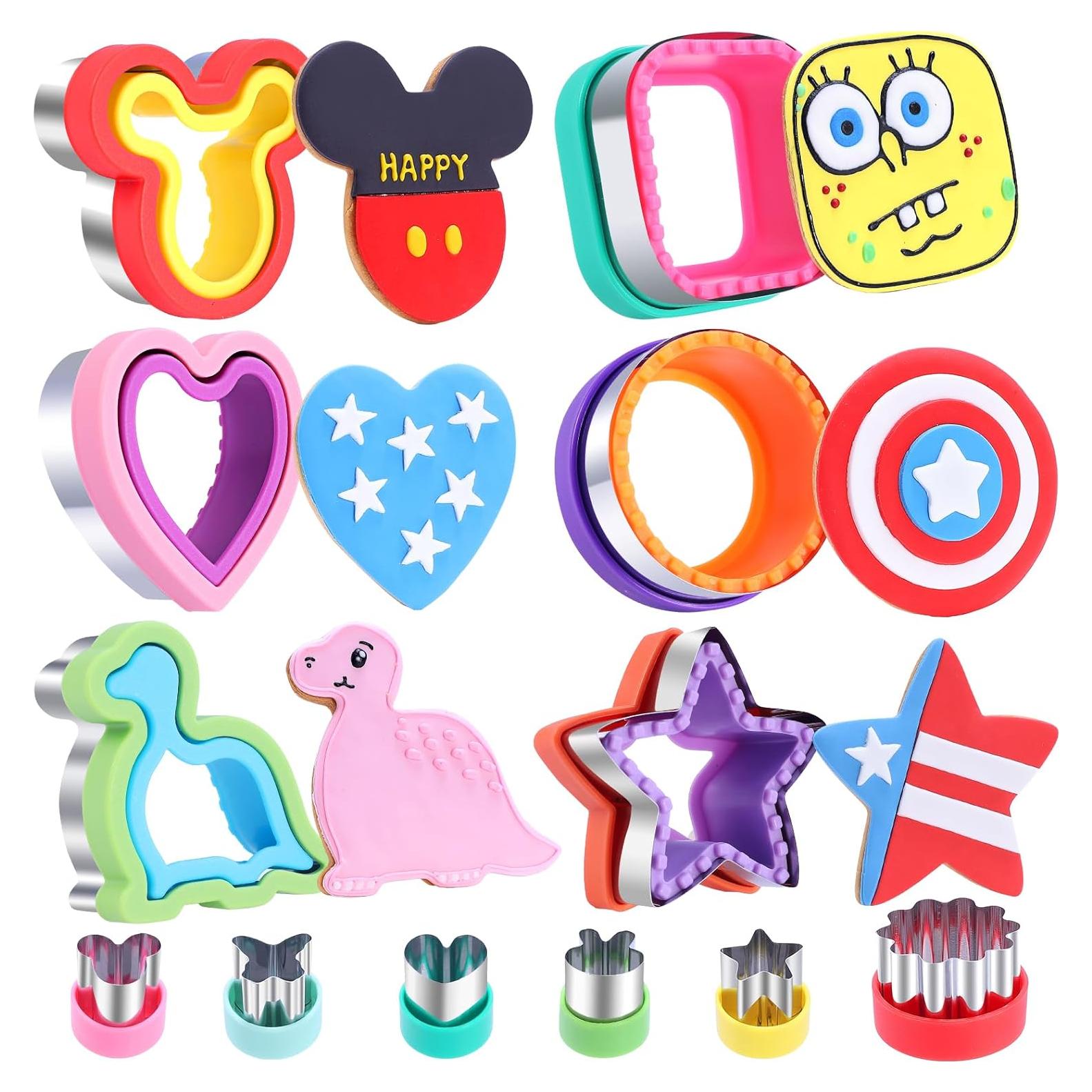 Juego de 12 Cortadores de Sándwich Jaystate Multicolor