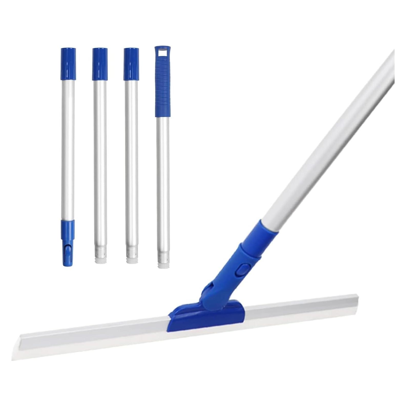 Escoba Mágica Bryquelin 43 cm con Raspador y Mango 142 cm