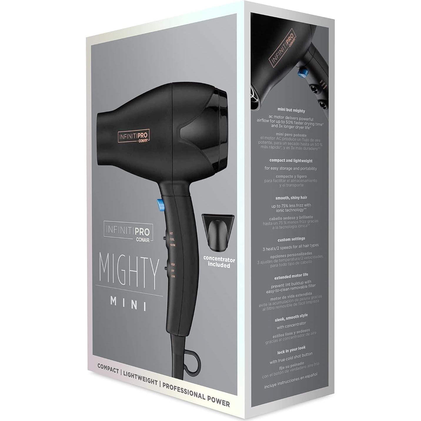 Secador de Pelo Conair INFINITIPRO Mini Profesional 0.54kg