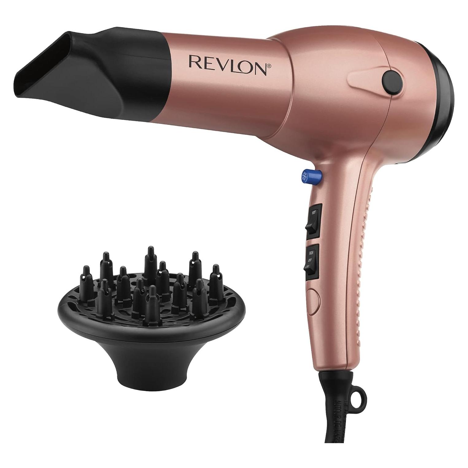 Secador de Pelo Revlon 1875W Ligero con Tecnología Iónica