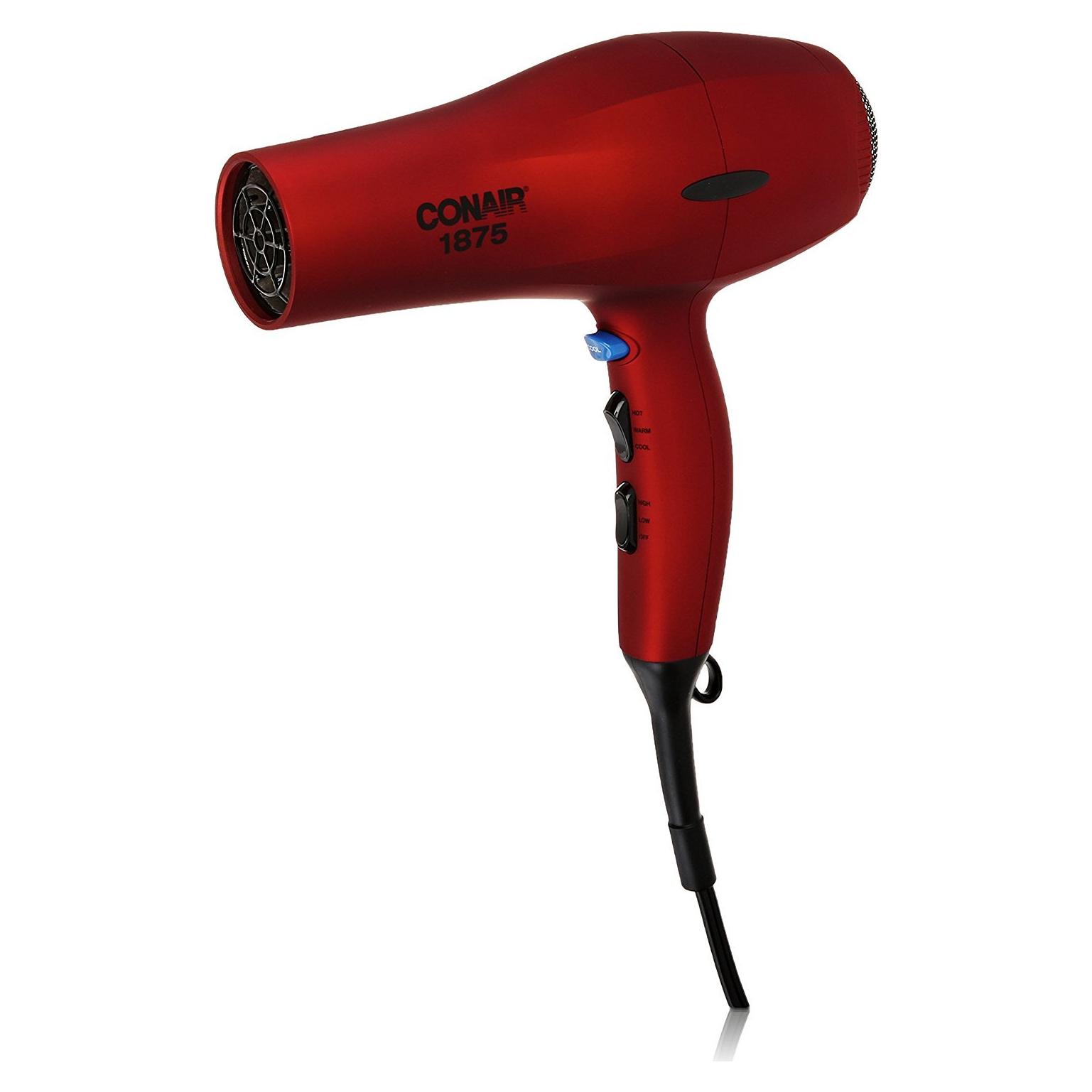 Secador de Pelo Conair 1875W Iónico con Difusor y Concentrador
