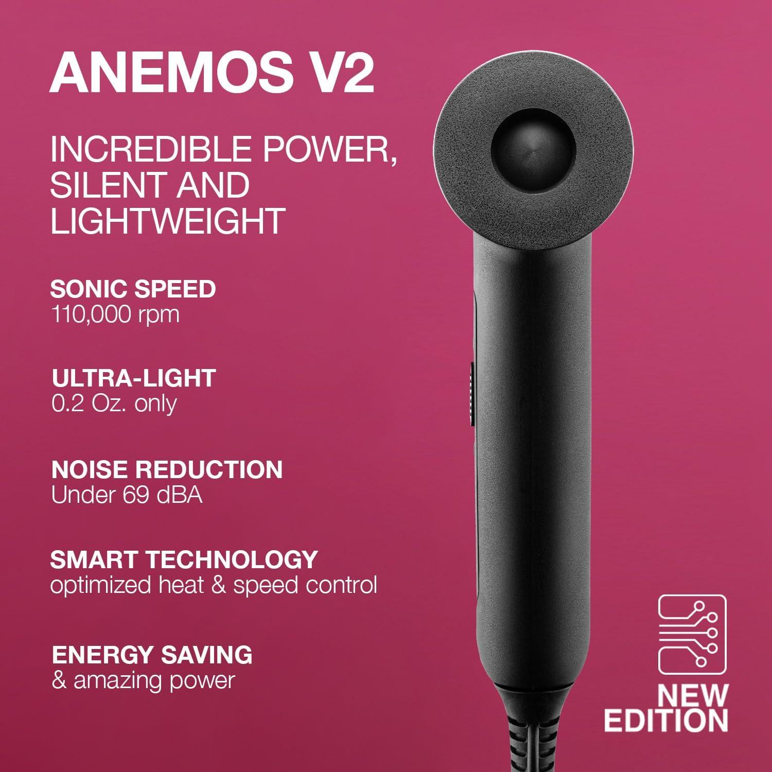 Secador de Pelo Profesional Elchim Anemos V2 1875W Ultra Ligero