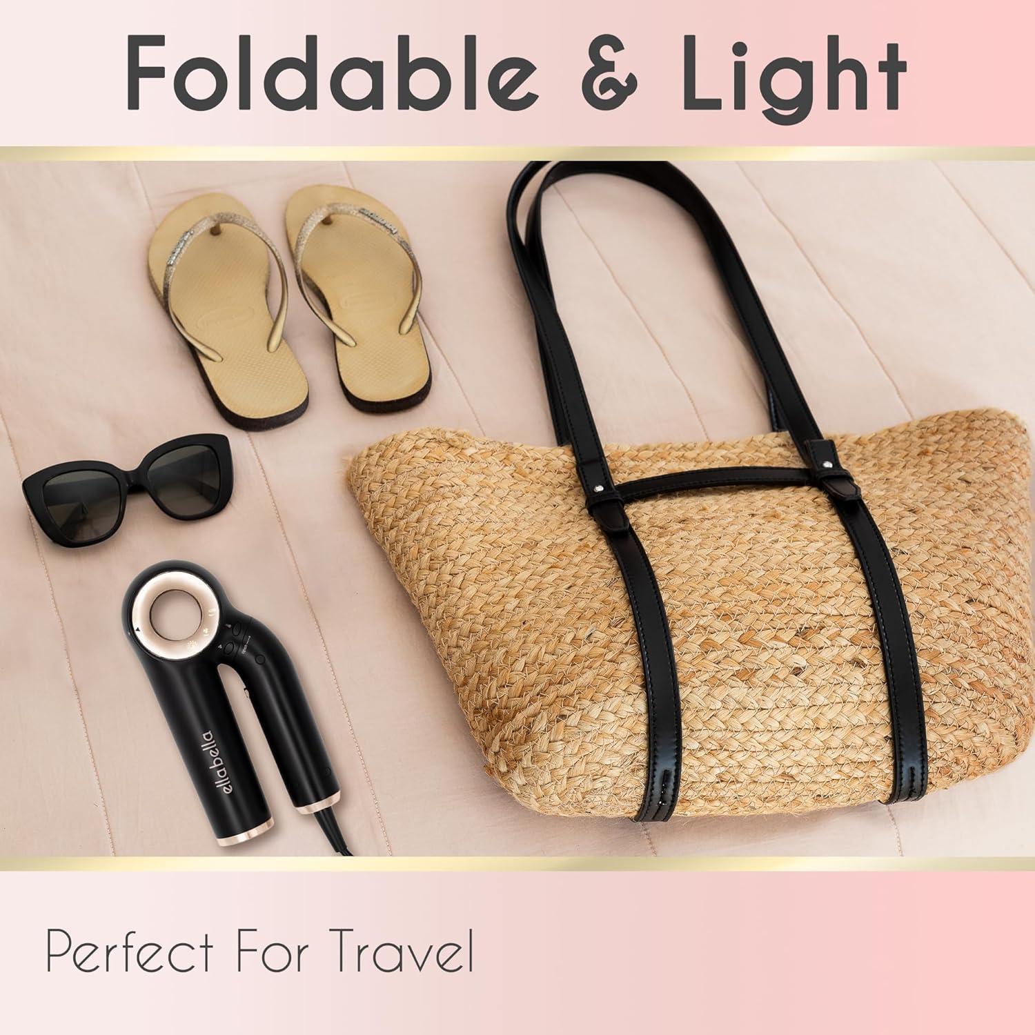 Secador de Cabello Profesional Iónico Ella Bella Plegable 1.22kg