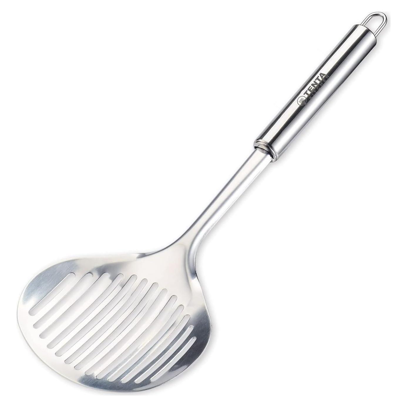 Cucharón Colador Acero Inoxidable TENTA 33 cm Diseño Cómodo