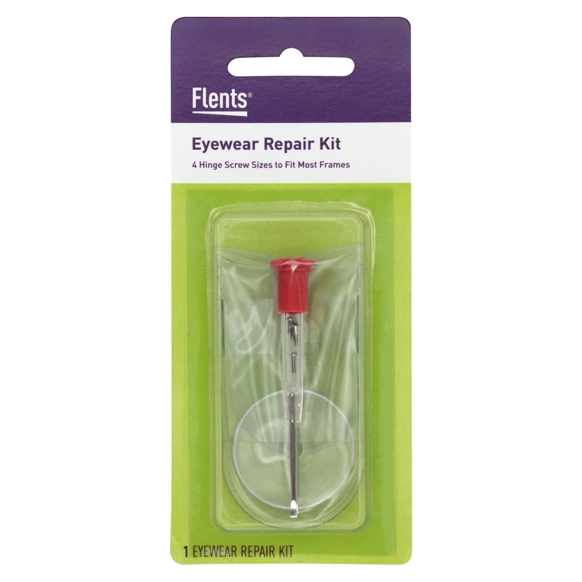 Kit de Reparación de Gafas Flents con Lupa y Tornillos