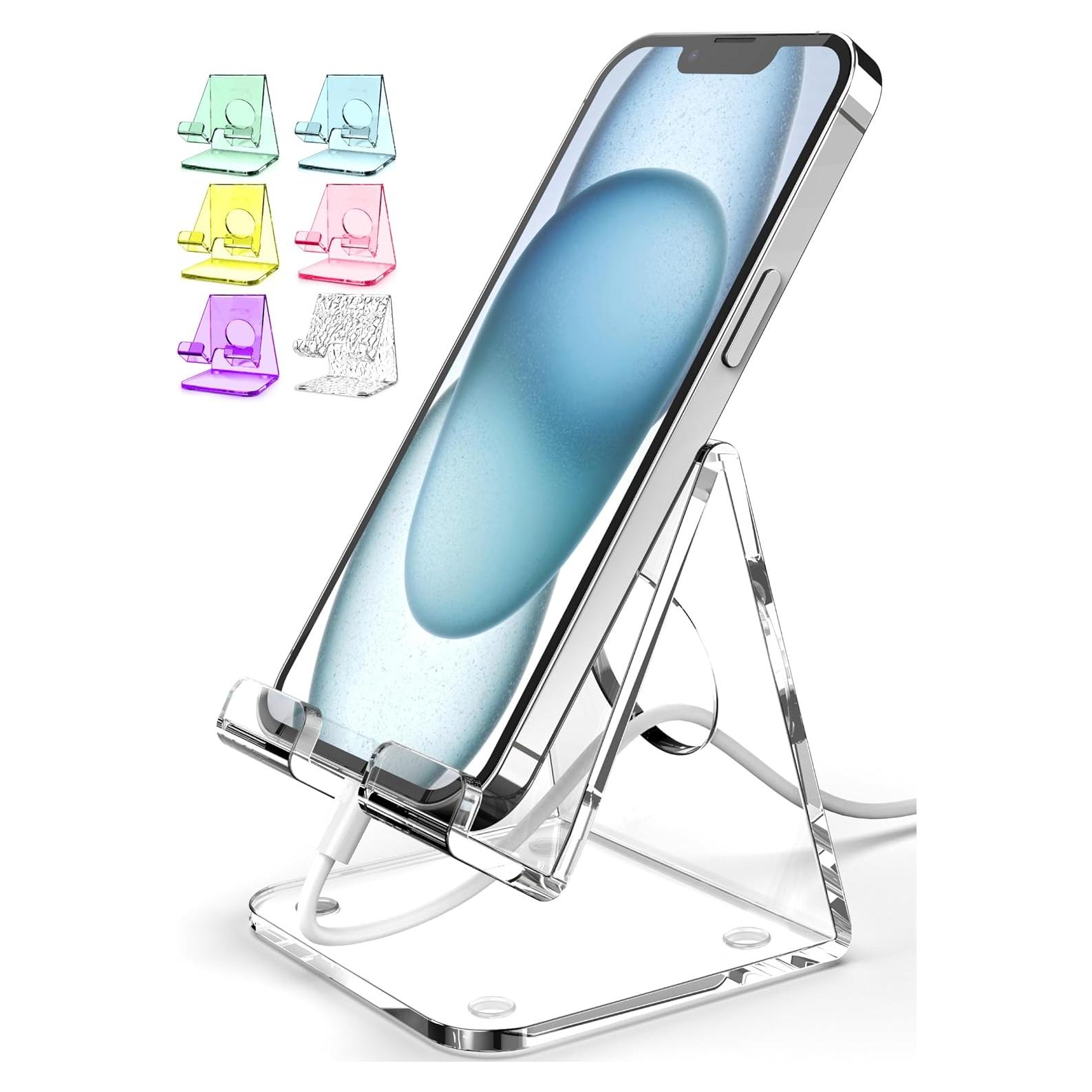 Soporte de Teléfono Móvil TOPGO Acrílico Transparente