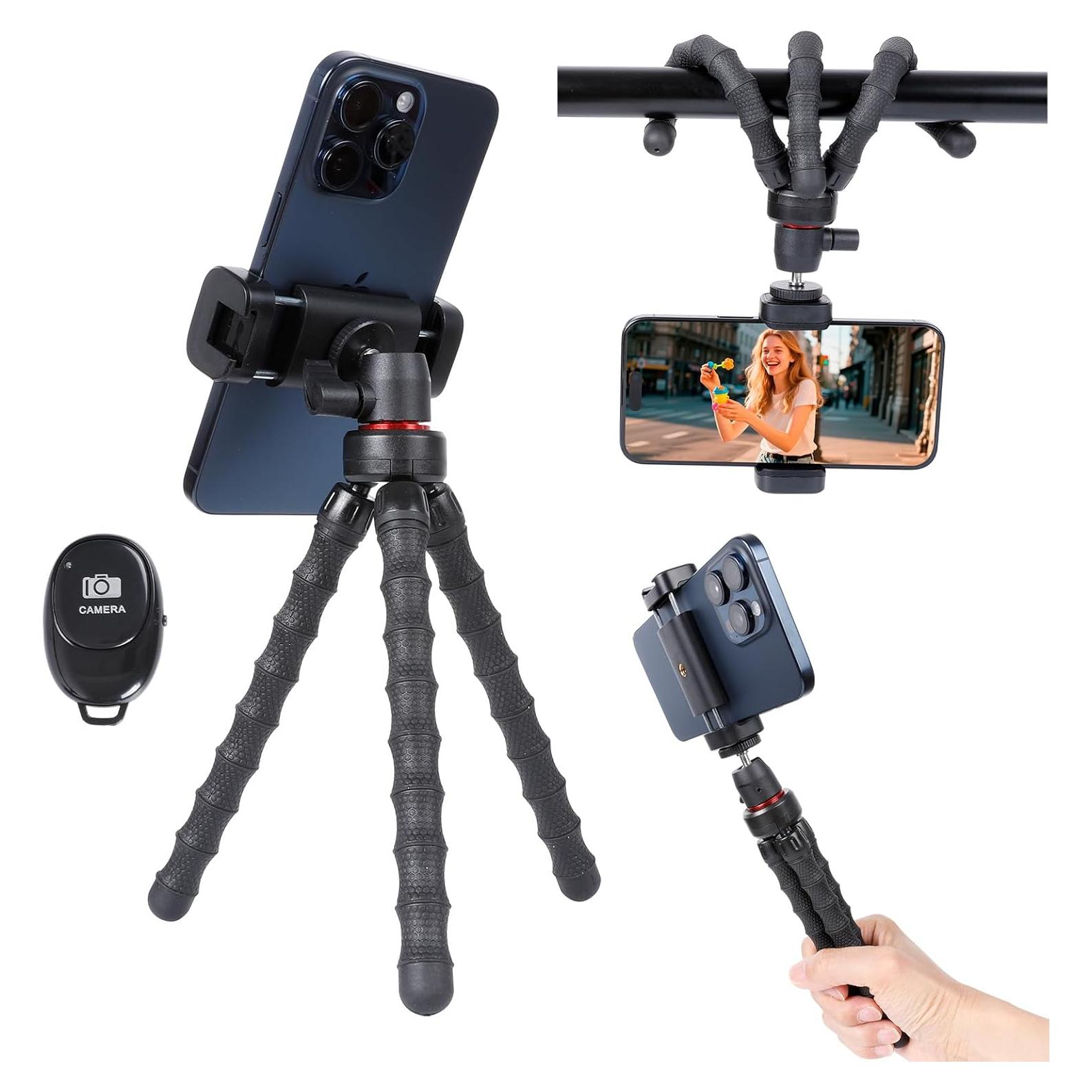 Mini Trípode FPN para Teléfono Celular 3 en 1 con Control Remoto