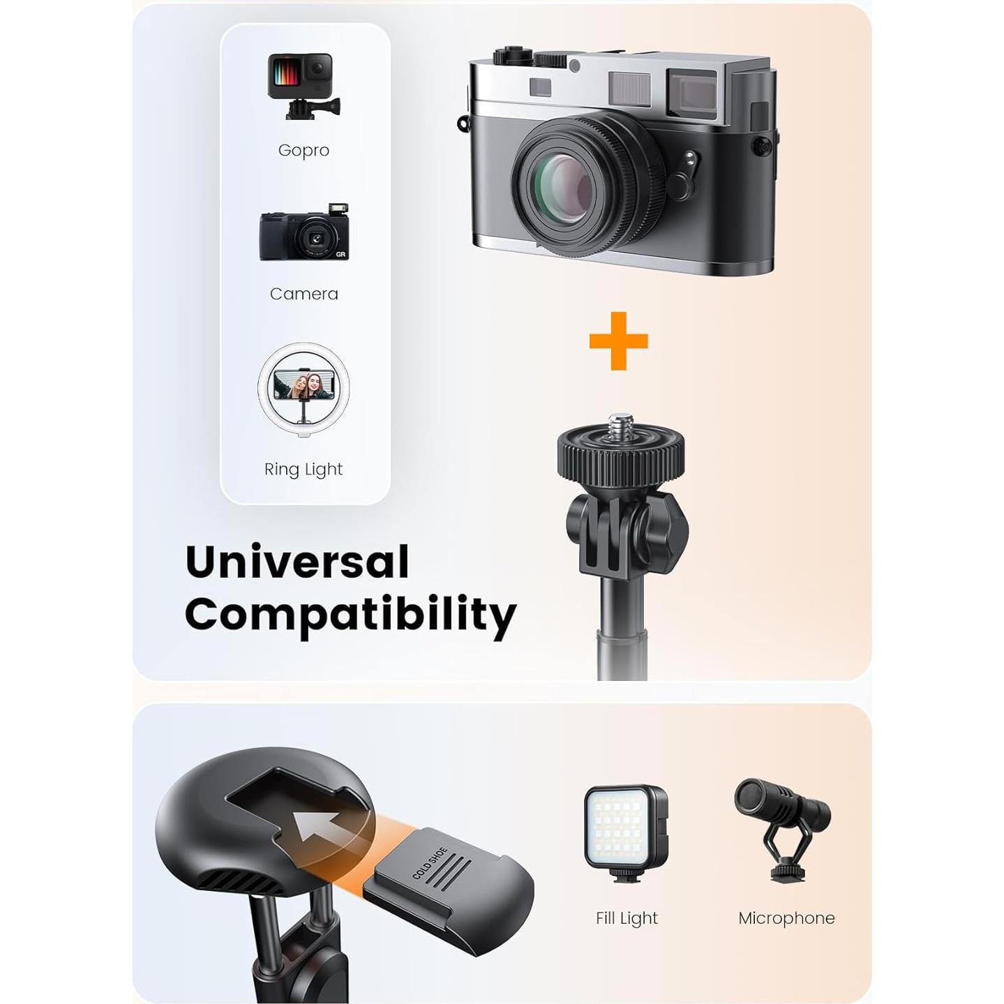 Trípode para Teléfono NT79 180 cm con Control Remoto