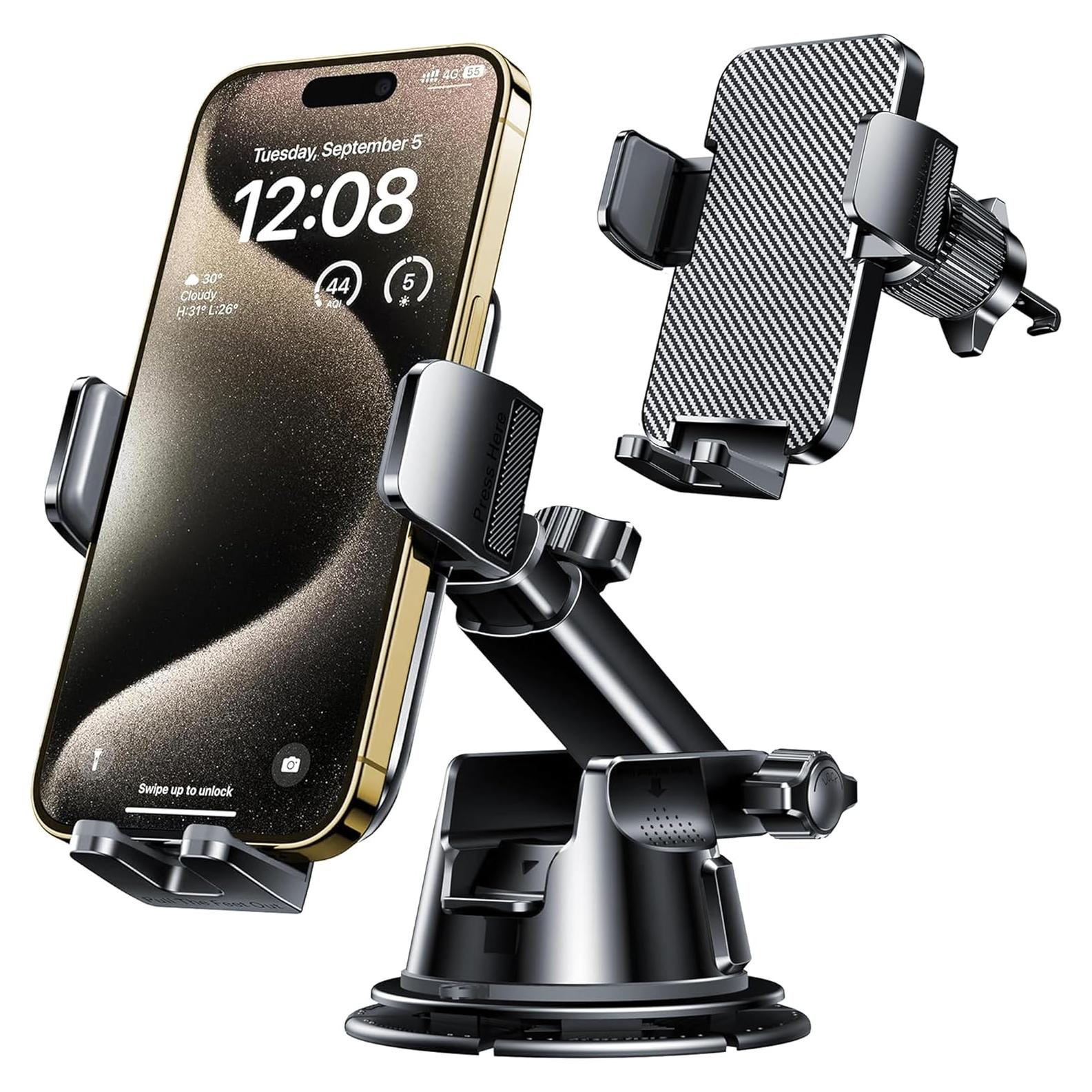 Soporte de Teléfono para Automóvil Qifutan Montado en Tablero