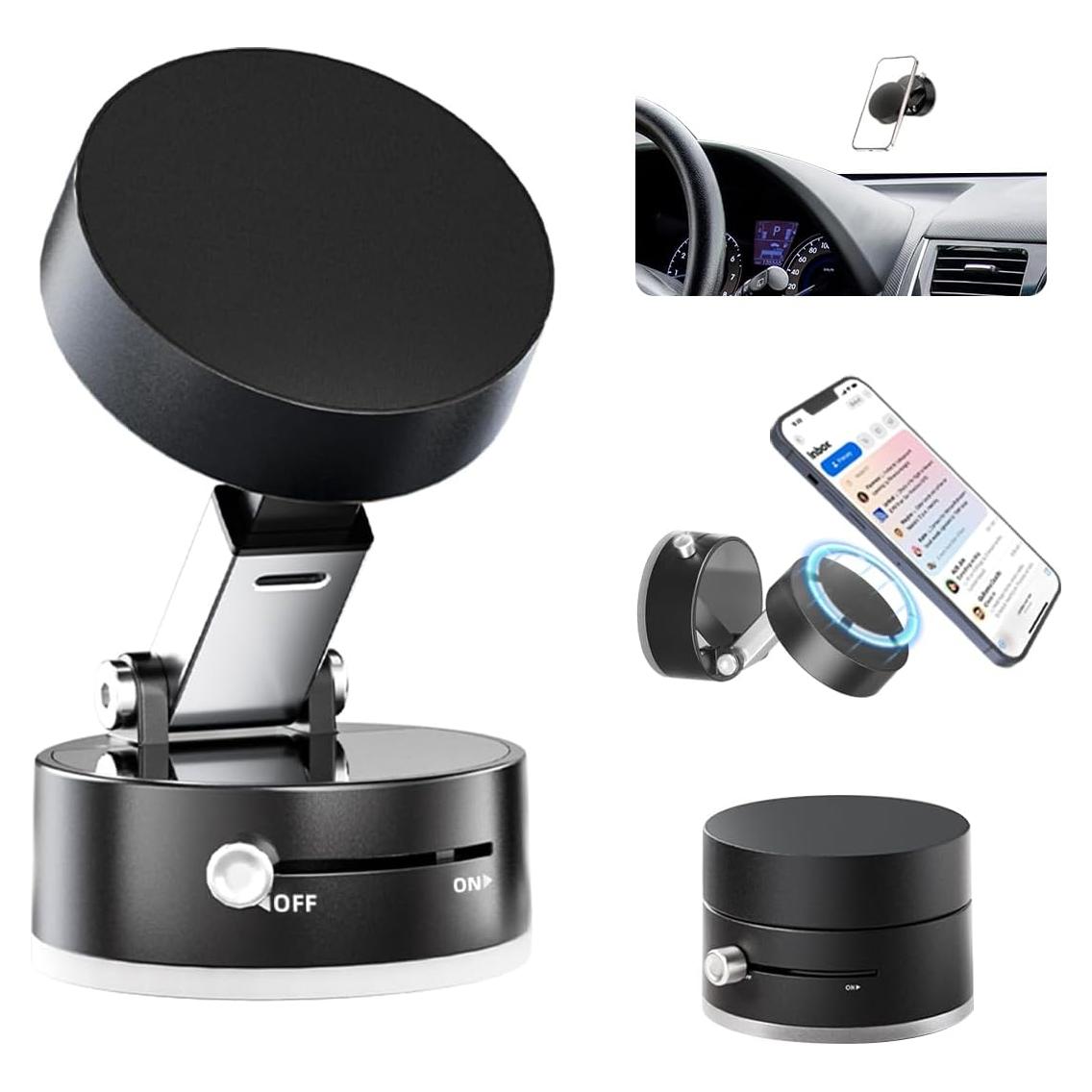 Soporte Magnético para Teléfono AUKSKY con Ventosa 360°