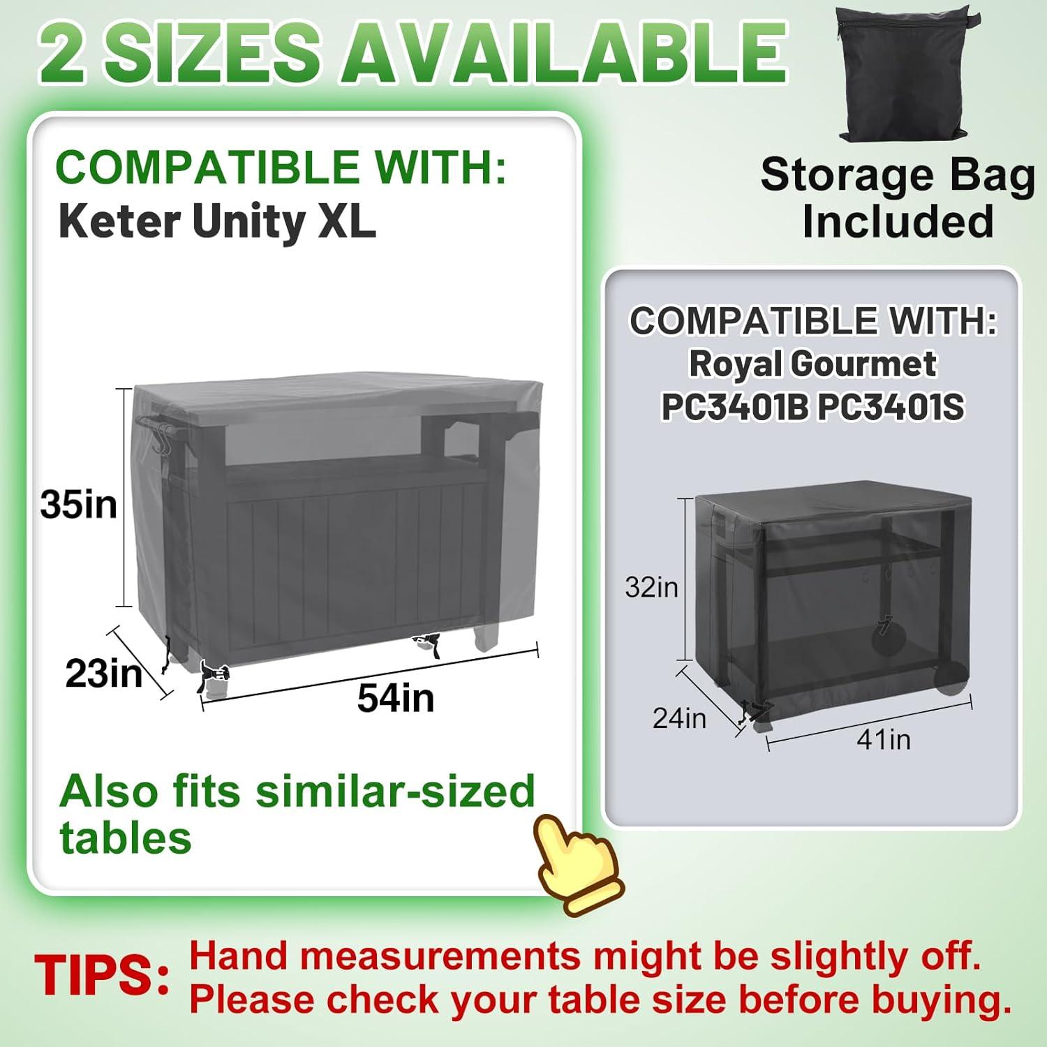 Cubierta para Mesa Keter Unity XL PAMASE 137x58x89 cm