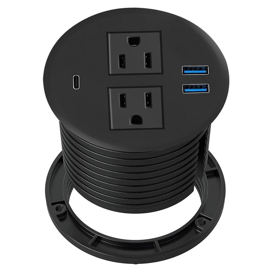 Toma de Corriente Empotrada Zeexant 65W USB-C 3 Pulgadas