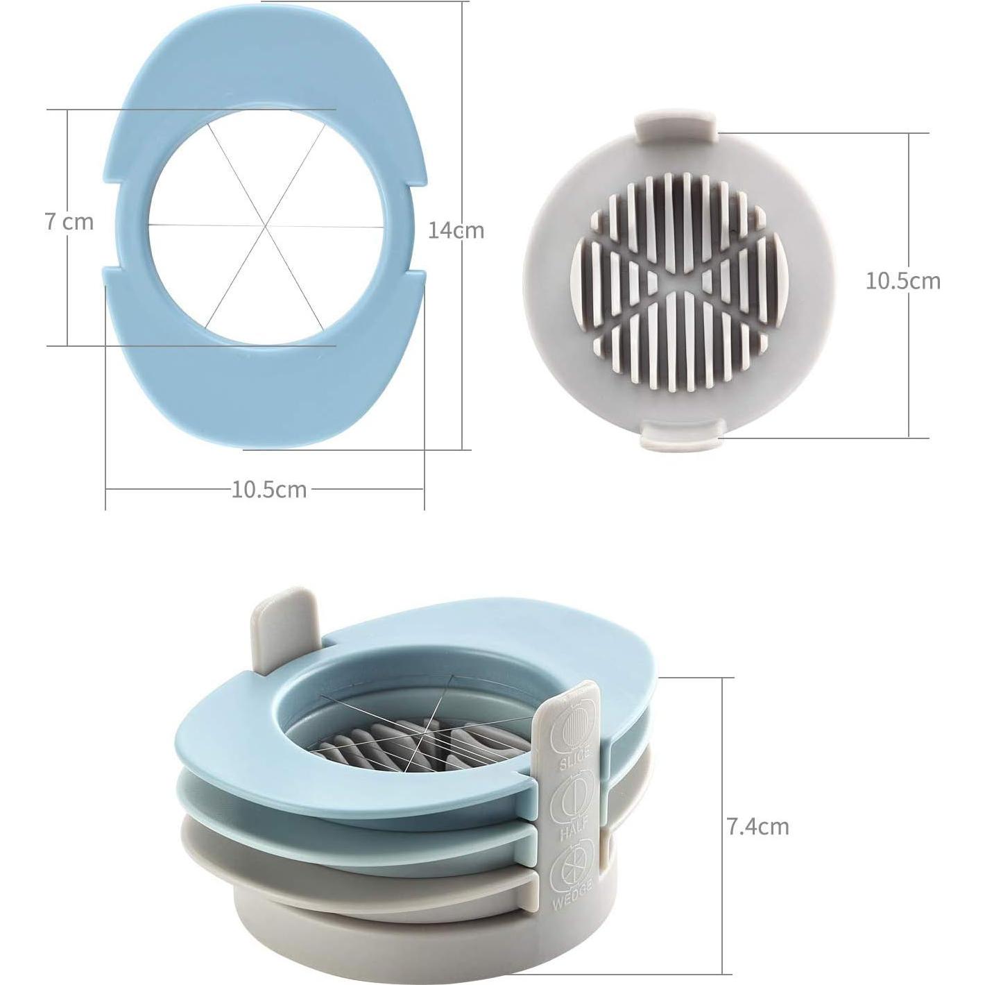 Cortador Manual de Fresas y Huevos Ruibo Multicolor