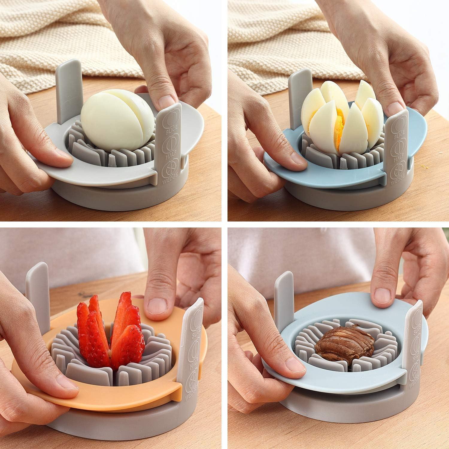 Cortador Manual de Fresas y Huevos Ruibo Multicolor