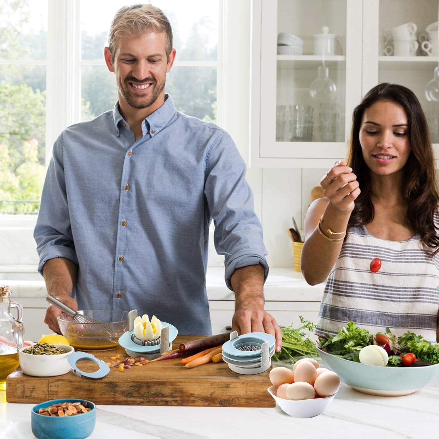 Cortador Manual de Fresas y Huevos Ruibo Multicolor