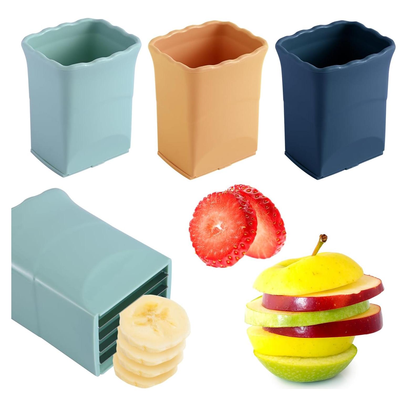 Cortador Multifuncional Jaxbo de Frutas y Huevos 3 PCS