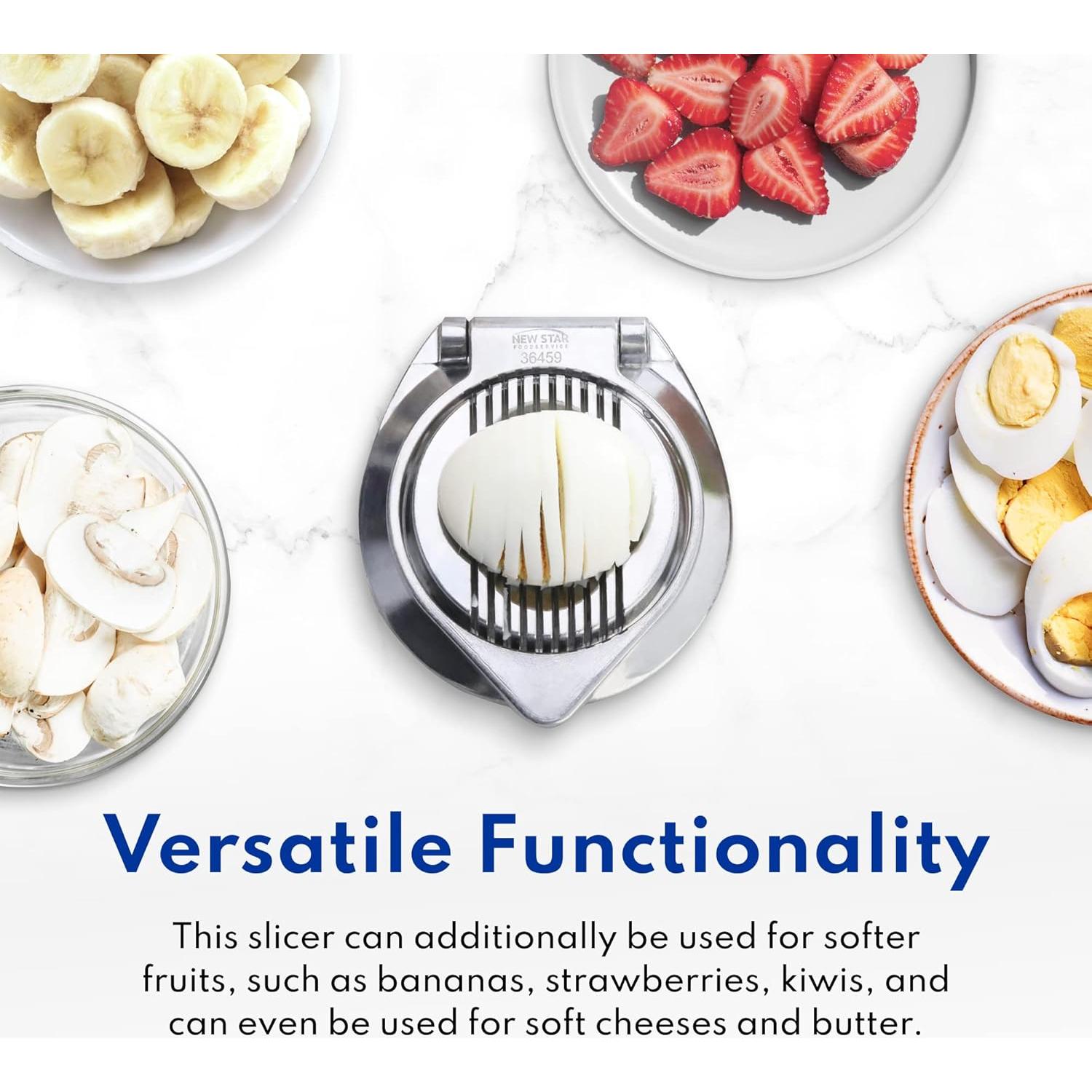 Cortador de Huevos New Star Foodservice 36459 Aluminio 11 Rebanadas