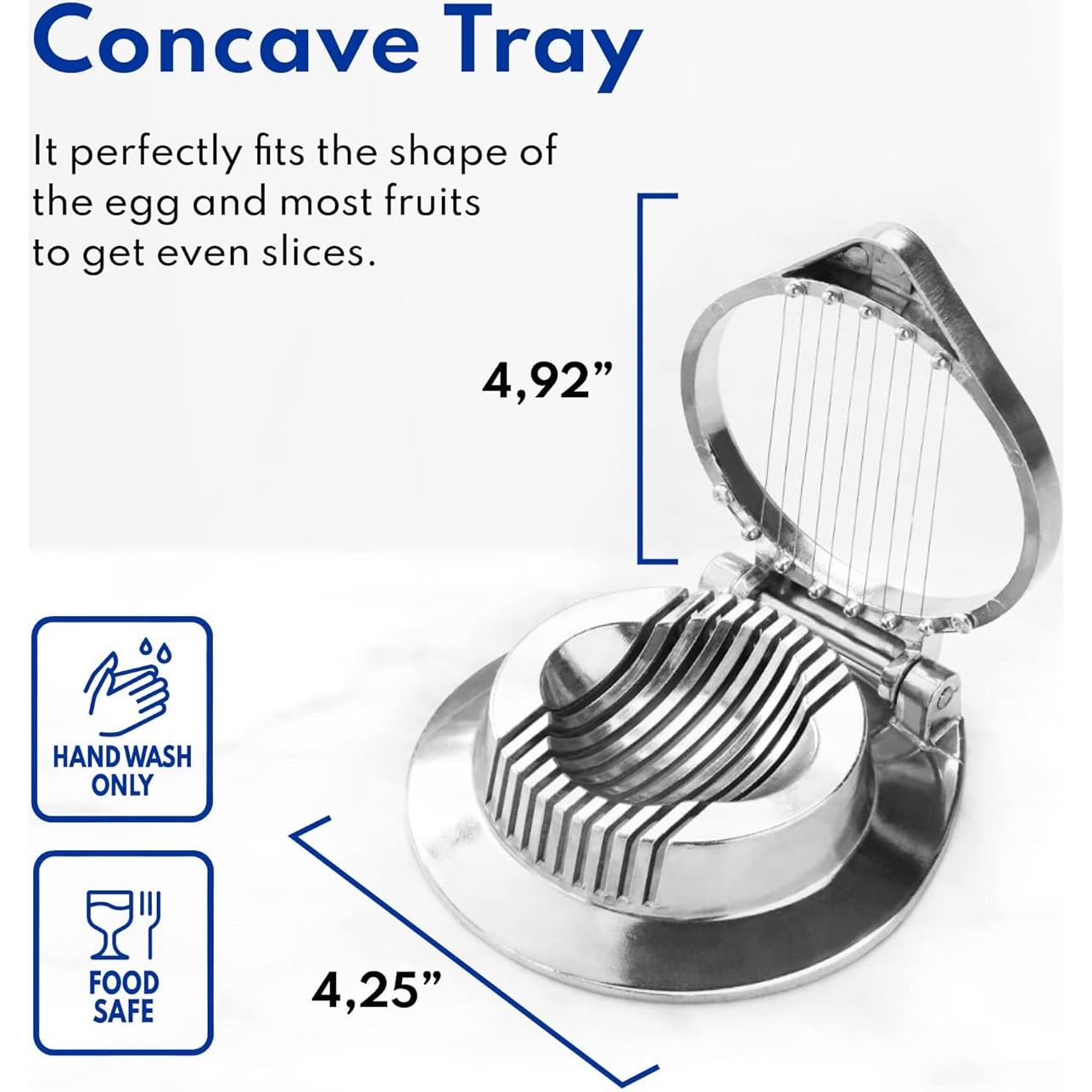 Cortador de Huevos New Star Foodservice 36459 Aluminio 11 Rebanadas