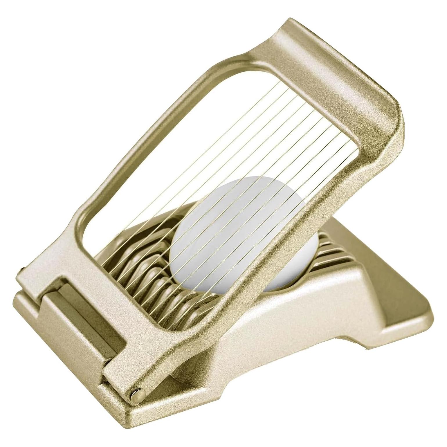 Cortador de Huevos SYXLTSH Metal Dorado 13.5 cm