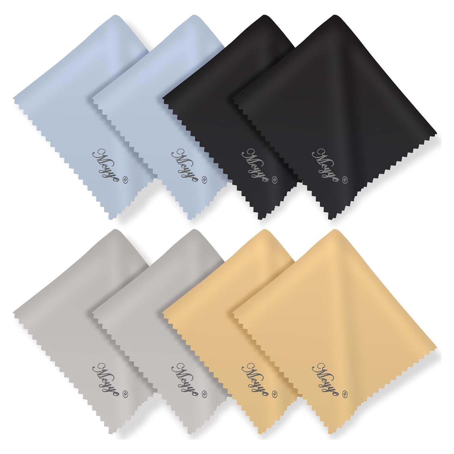 Paños de Microfibra Mcyye 8 Pcs para Limpiar Gafas y Pantallas