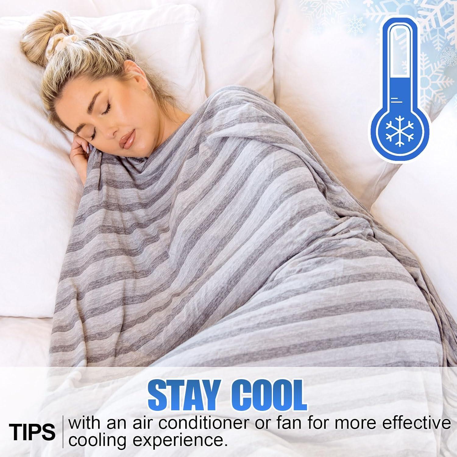 Manta Enfriamiento Ailemei XL 127x178 cm Doble Cara