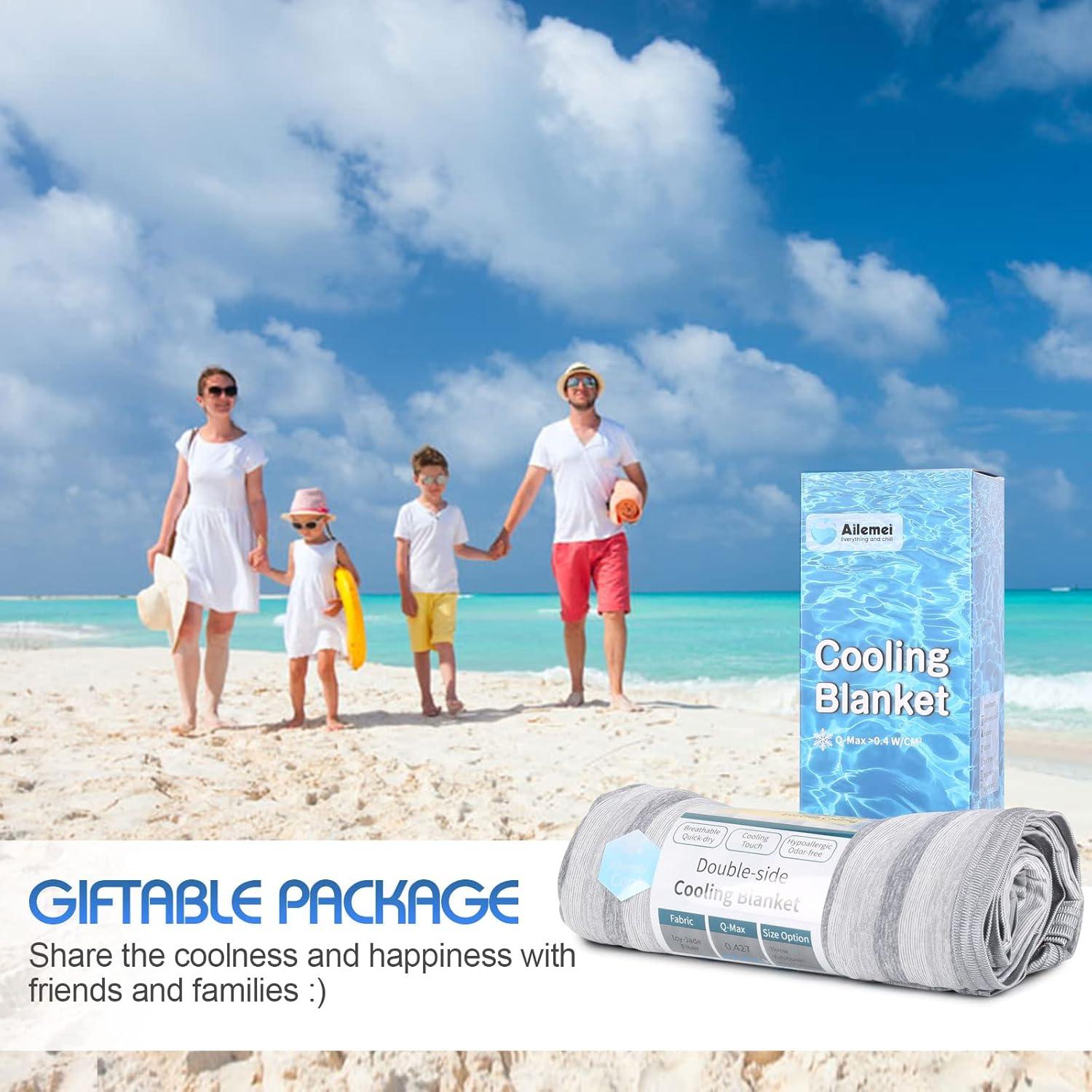 Manta Enfriamiento Ailemei XL 127x178 cm Doble Cara