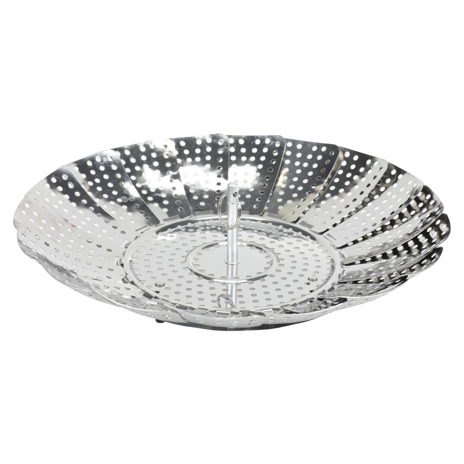 Cesta de Vapor Chef Craft 15 cm Acero Inoxidable Expandible