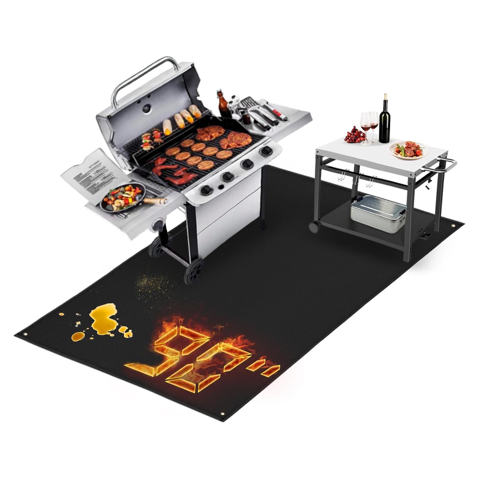 Alfombrilla Extra Grande para Parrilla TOHONFOO 90x48in