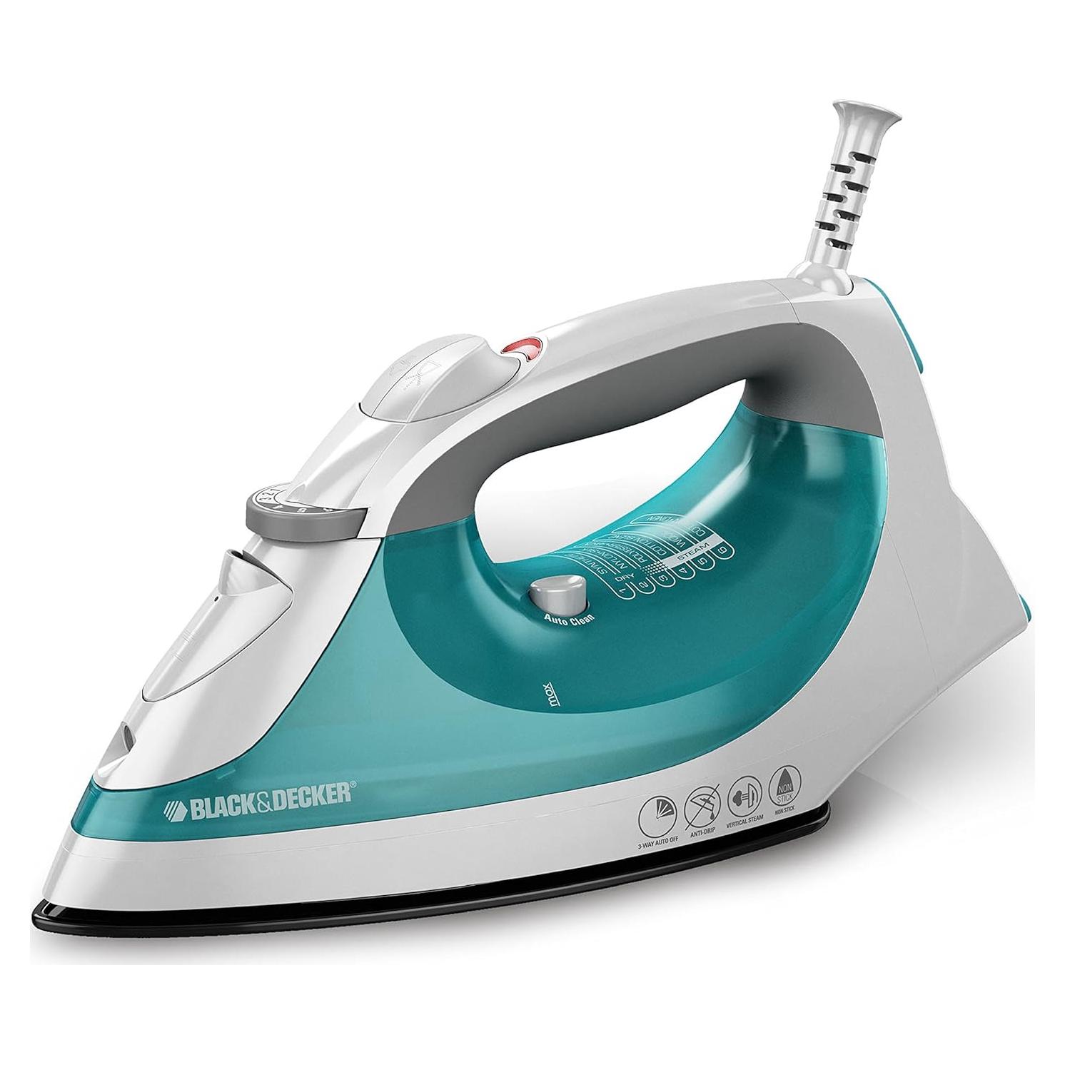 Plancha de Vapor BLACK+DECKER IR05X 0.88 kg Verde Azulado