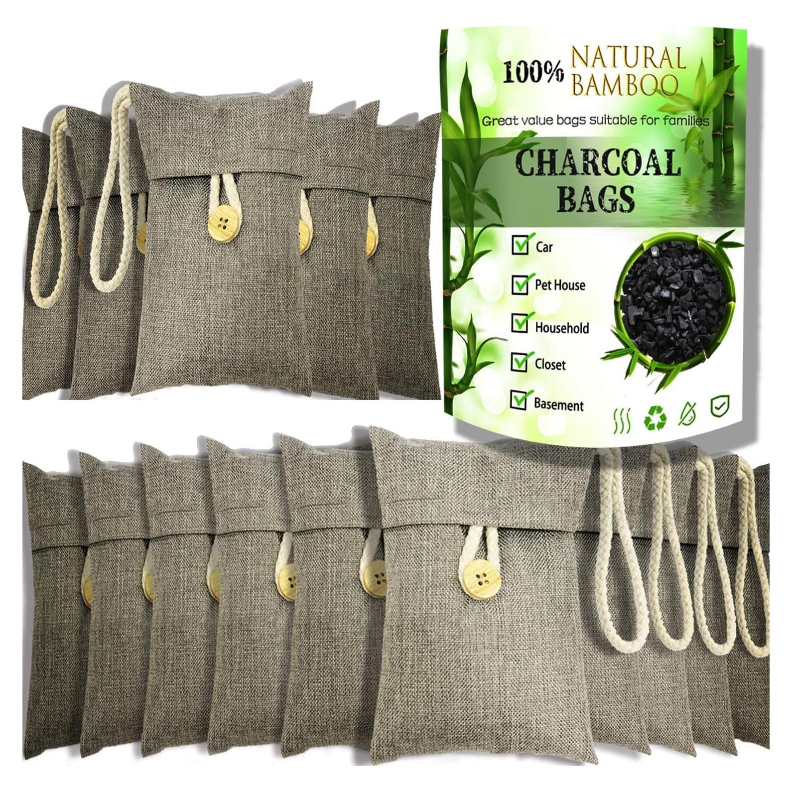 Bolsas de Carbón Activado de Bambú Kaidezhuye 15 Paquetes 100g